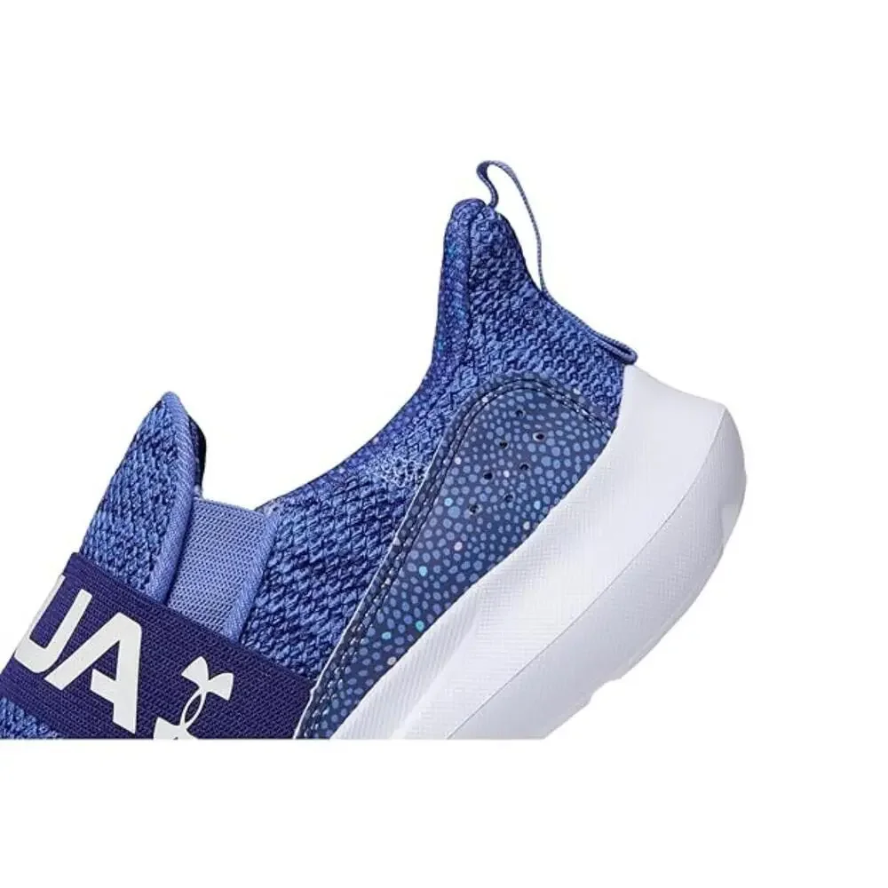 Under Armour Surge 3 Sneakers Kids US 6.5 Baja Blue Slip On Running Shoes GAL969